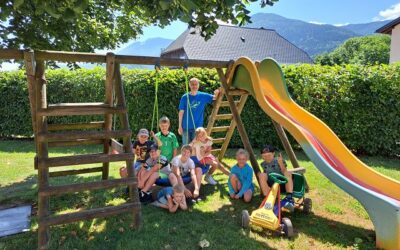 Besuch am Bauernhof Tschofenig